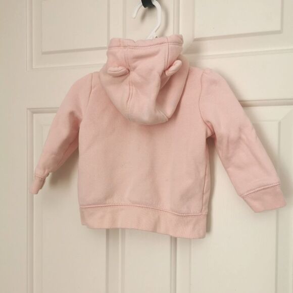2/$15 Gap baby girl zip up hoodie 6-12 m - Picture 3 of 4